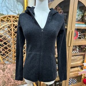 Triple Aught Design Wool Black Zip-Up Hoodie size XS